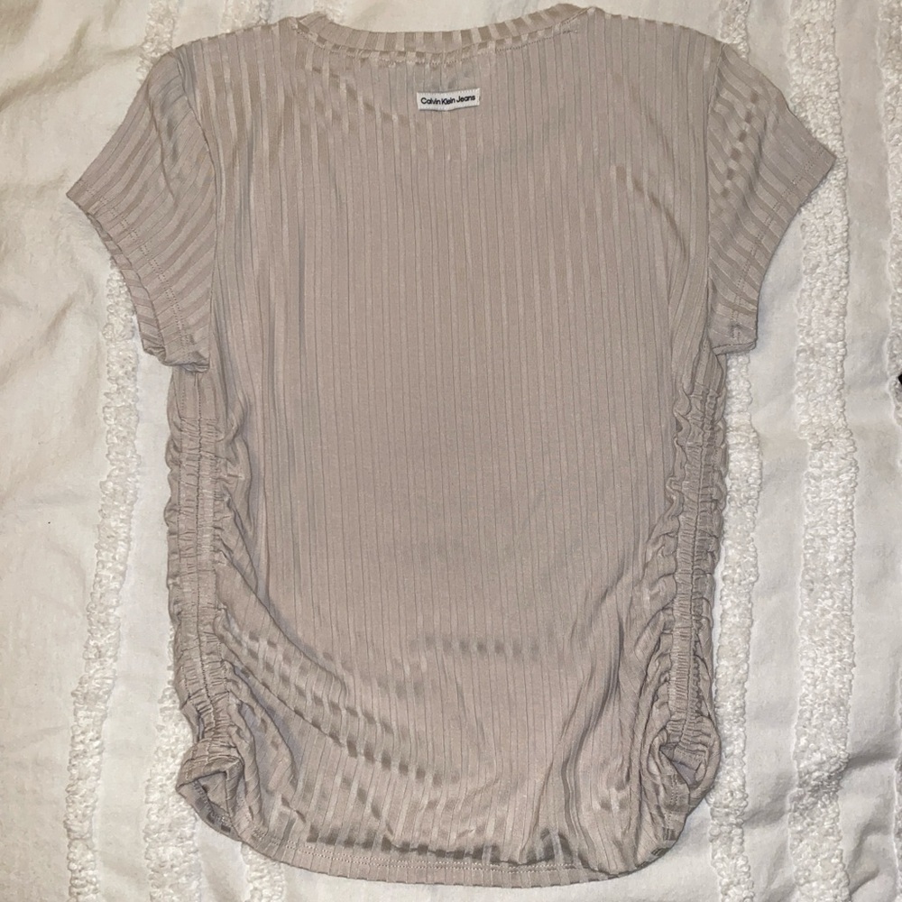 Calvin Klein Ribbed Top - Picture 3 of 7